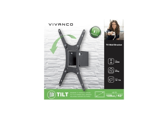 Vivanco 25 kg, 43 Zoll VESA 200 TV-Wandhalterung