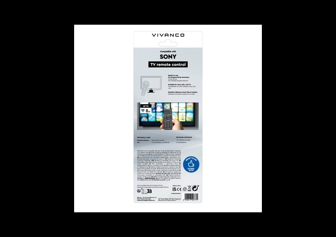 Vivanco Sony TV-Fernbedienung