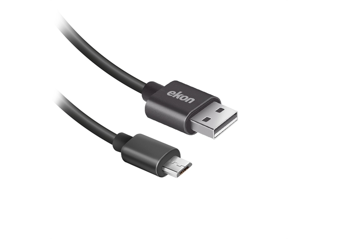 Ekon Kabel mit USB-Typ-A-Stecker und Micro-USB-Stecker