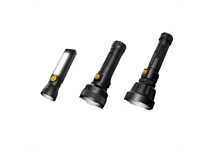 Vivanco 3-in-1-Taschenlampen-Set