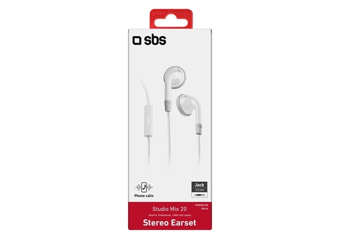 SBS Kabelgebundene Stereo In-Ear-Kopfhörer Duo, Klinke