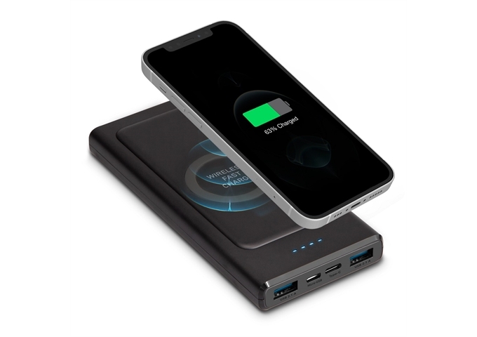 SBS Kabellose extraschlanke Powerbank für 10 Watt