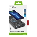 SBS Kabellose extraschlanke Powerbank für 10 Watt