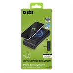 SBS Kabellose Powerbank mit 10 Watt – 20.000 mAh