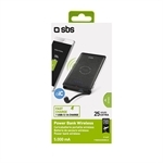 SBS Kabellose Powerbank mit Schnellladung