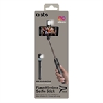 SBS Kabelloser Selfie-Stick mit Blitz