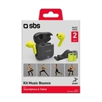 SBS Kit mit drahtlosen TWS-Ohrhörern und Fitnessbänder