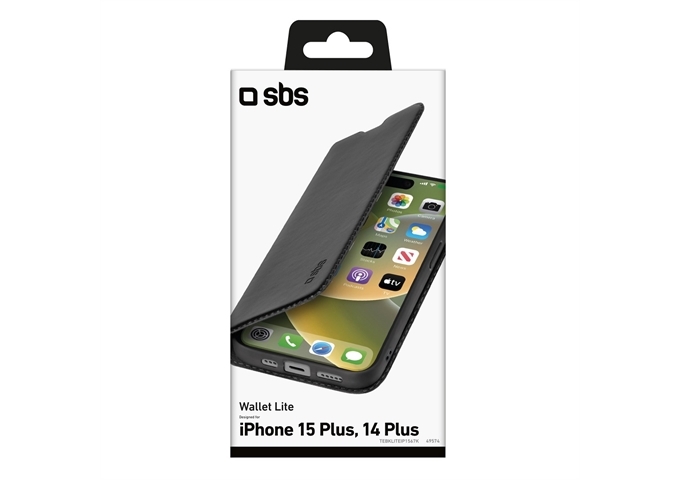 SBS Klapphülle für Apple iPhone 15 Plus|Apple iPhone 1