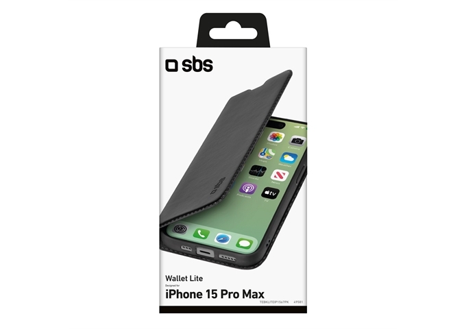 SBS Klapphülle für Apple iPhone 15 Pro Max