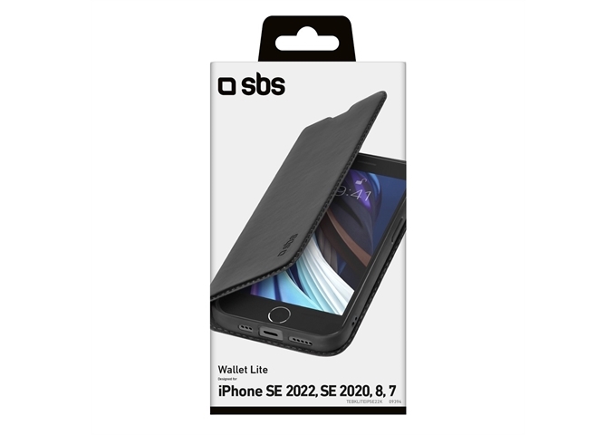 SBS Book Wallet Lite Case for iPhone SE/8/7