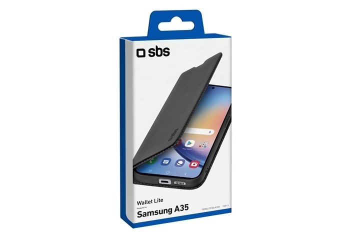 SBS Bookcase Wallet Lite-Hülle für Samsung Galaxy A35