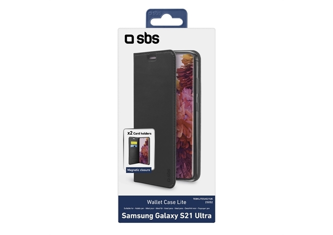 SBS Klapphülle für Samsung Galaxy S21 Ultra