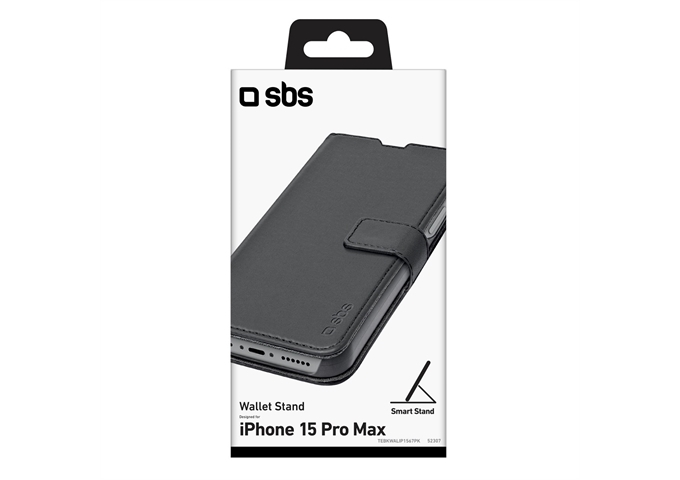 SBS Wallet Stand iPhone 15 Pro Max