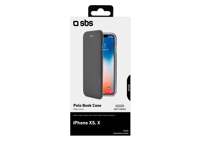 SBS Klapphülle für Apple iPhone X|Apple iPhone Xs