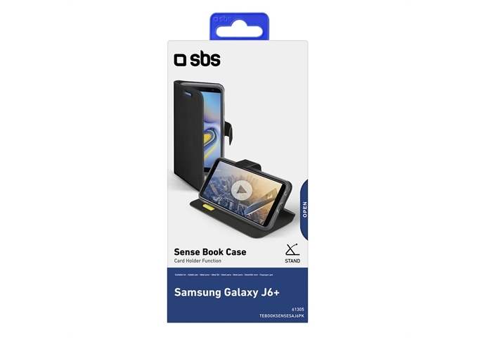 SBS Klapphülle für Samsung Galaxy J6 Plus