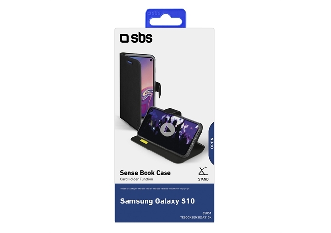 SBS Klapphülle für Samsung Galaxy S10