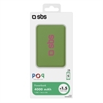 SBS Kompakte Powerbank mit 4000 mAh