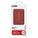 SBS Kompakte Powerbank mit 4000 mAh