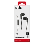 SBS Kopfhörer mit Kabel Stereo In-Ear Flat Studio Mix