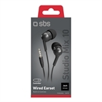 SBS Kopfhörer mit Kabel, Stereo In-Ear Studio Mix 10,