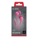 SBS Kopfhörer mit Kabel, Stereo In-Ear Studio Mix 10,