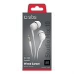 SBS Kopfhörer mit Kabel, Stereo In-Ear Studio Mix 10,