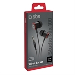 SBS Kopfhörer mit Kabel, Stereo In-Ear Studio Mix 40,