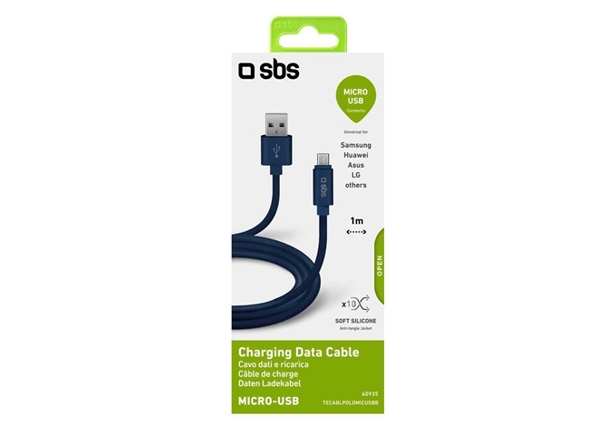 SBS Lade- und Datenübertragungskabel Micro USB Kollekt