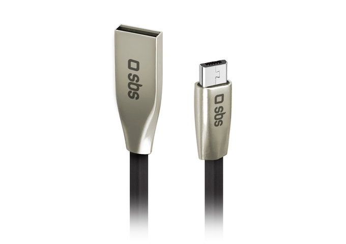 SBS Ladekabel Micro-USB mit unsichtbarem Stecker