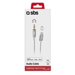 SBS lightning - 3,5 mm Stecker Adapter