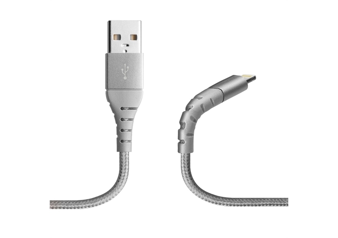 SBS Metall USB Kabel 2.0 Lightning - Unbreakable Colle