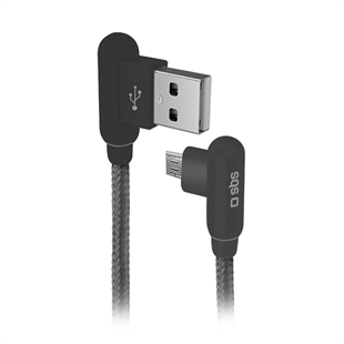 SBS Micro-USB-Kabel mit 90°-Anschlüssen