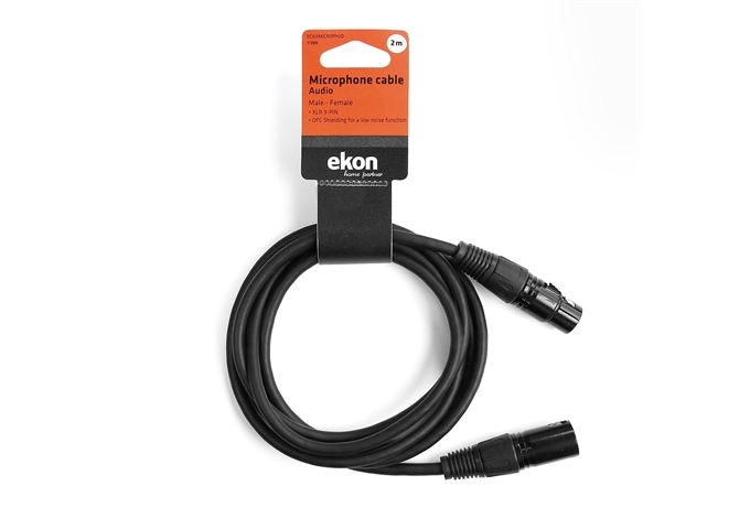 Ekon Mikrofonkabel XLR 3 PIN Stecker - Buchse