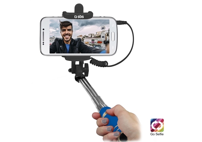 SBS Mini-Selfie Stick mit Klinkenstecker 3,5 mm