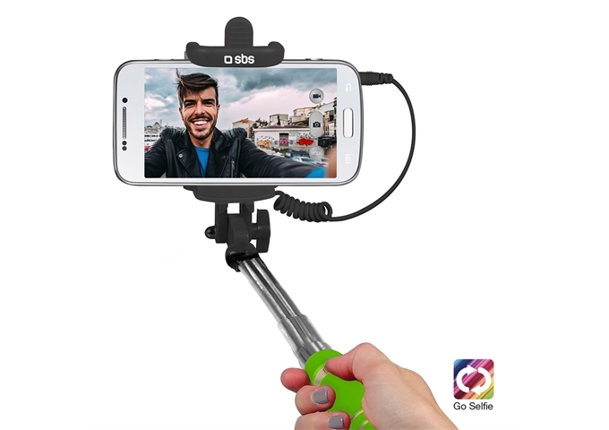 SBS Mini-Selfie Stick mit Klinkenstecker 3,5 mm