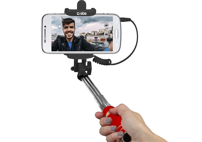 SBS Mini-Selfie Stick mit Klinkenstecker 3,5 mm