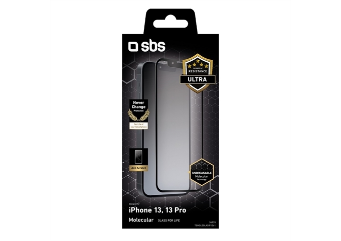 SBS Molekularglas für iPhone 13/13 Pro