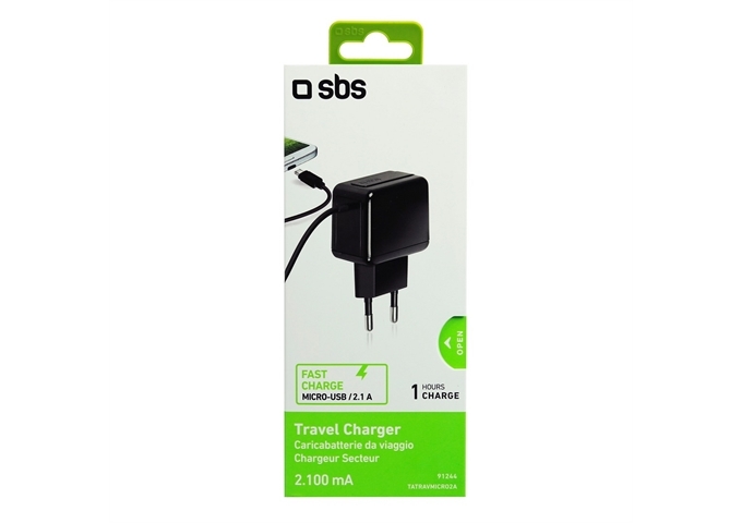 SBS Netzladegerät Micro-USB 2.100 mAh