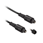 Ekon Optisches Toslink-Kabel und 3,5-mm-Toslink-Buchsen