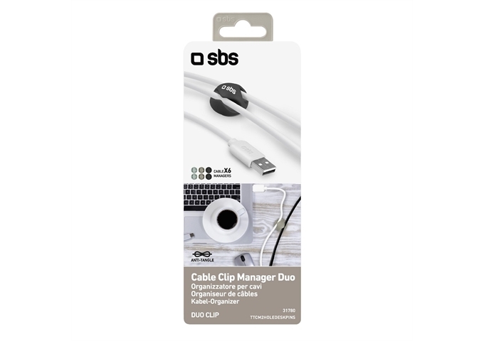 SBS Organisator für Kabel Duo