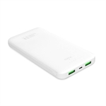 Puro Power Bank 10000mAh with two USB-A ports and one U