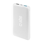 SBS Power Bank Extra Slim mit 10000 mAh mit Schnelllad