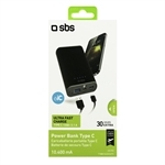 SBS Powerbank 10.400 mAh Typ C