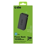 SBS Powerbank 18W Multiport Power Delivery mit 10.000