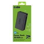 SBS Powerbank 18W Multiport Power Delivery mit 20.000