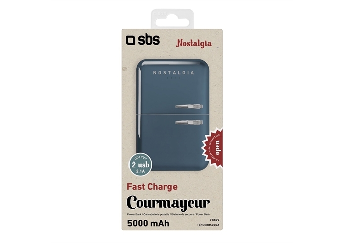 SBS Powerbank Courmayeur 5000 mAh