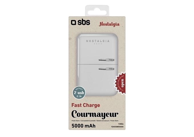 SBS Powerbank Courmayeur 5000 mAh