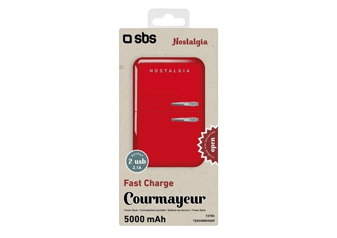 SBS Powerbank Courmayeur 5000 mAh