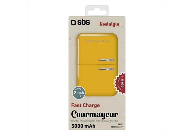 SBS Powerbank Courmayeur 5000 mAh