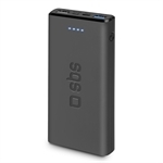 SBS Powerbank fast charge mit 10.000 mAh und 2 USB